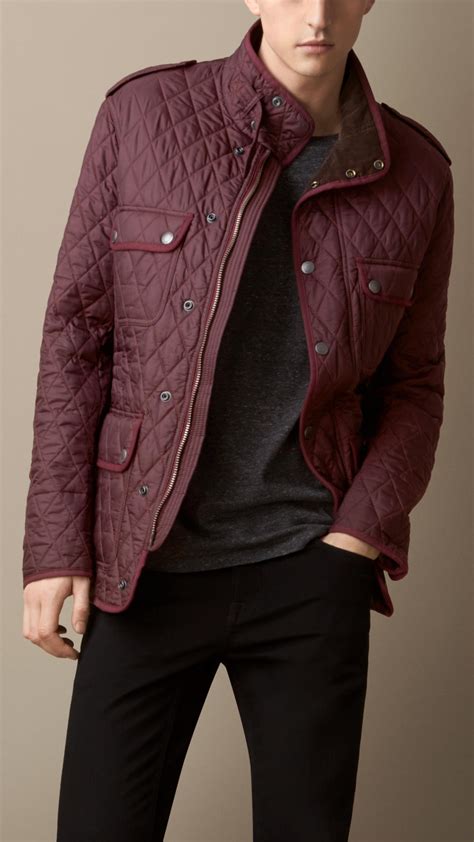 burberry london red jacket 2016|burberry jacket men's quilted.